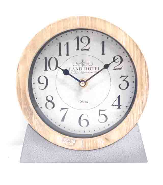 Cute Table Clock MDF Cutomized Colour Popular Nice Price 