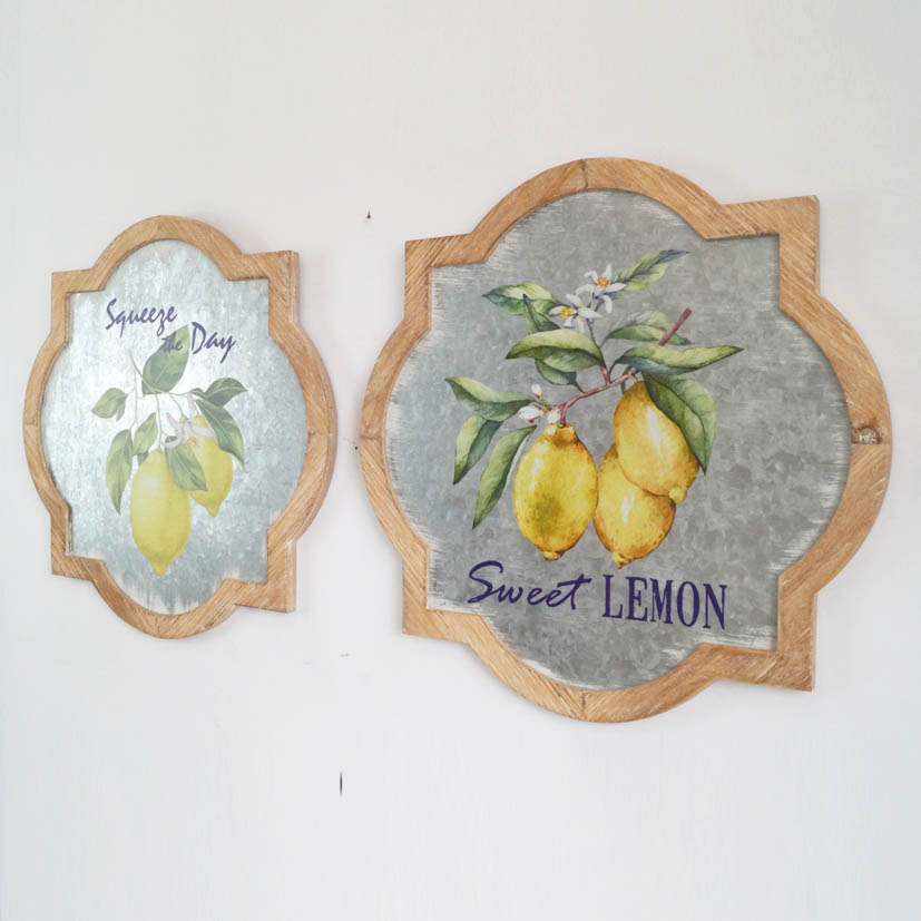 Hot Selling Nature Lemon Decorated Wall Decor