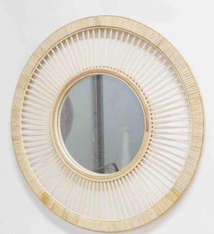 Bamboo Frame Mirror Restoring Ancient Ways