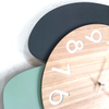Mixcolor MDF Backboard Wall Clock Special Shaped Decoration 