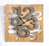 A Square Style Simple Wall Clock Decoration 