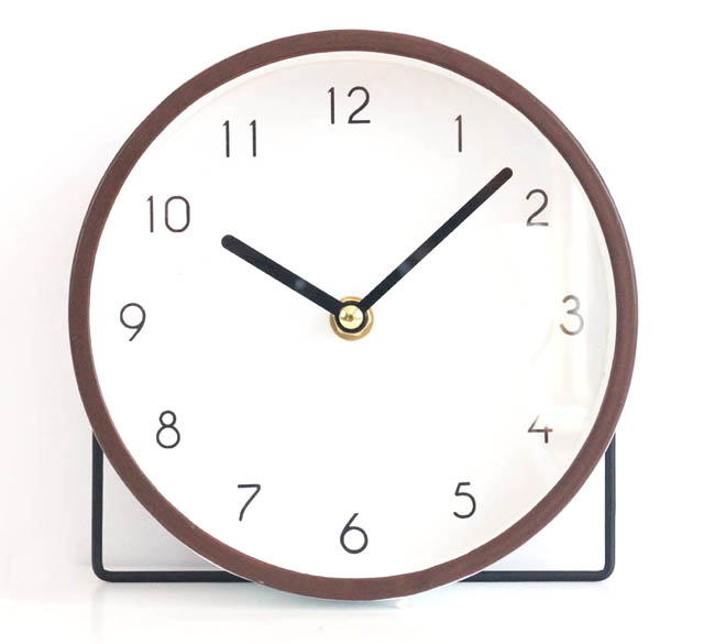 Popular Modern Simple Metal Table Clock