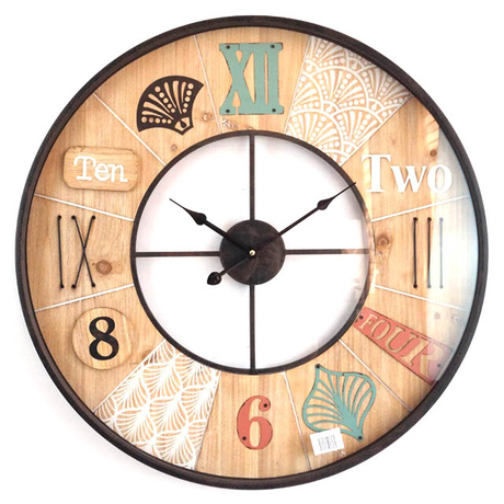 Creative Wall Clock Mirror Muticolor Numberals Modern Design