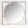 Hot Selling Modern Metal MDF Mirror A Square
