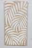 MDF Backboard Carving Leaved White Colour