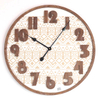 MDF Wall Clock Printed Design Style 