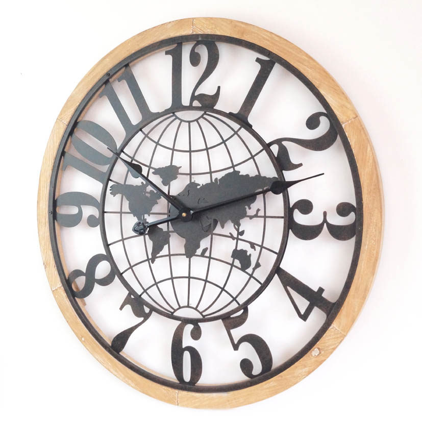 Globe Classic Indoor Decorated Wall Clock